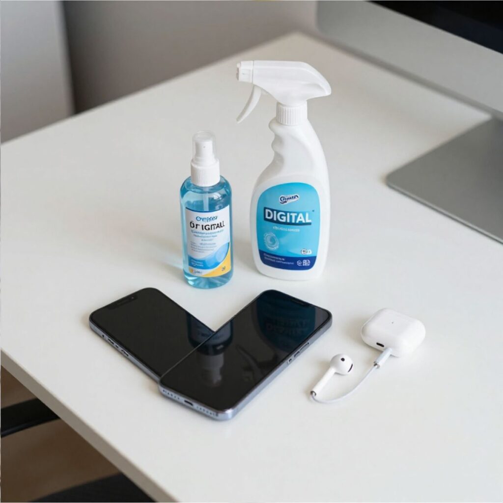 Produits digitaux et nettoyants